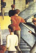 Oskar Schlemmer Bauhaus Stairway oil painting on canvas